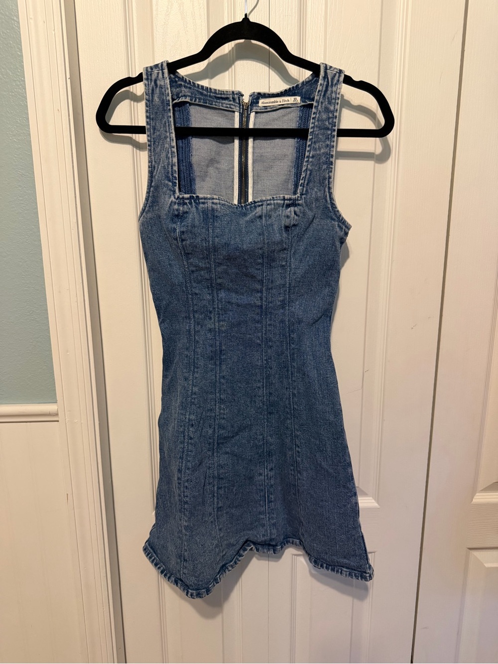 Abercrombie & Fitch Light Blue Denim Mini Dress